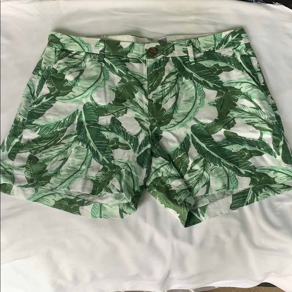 Leaf Print Rush Shorts